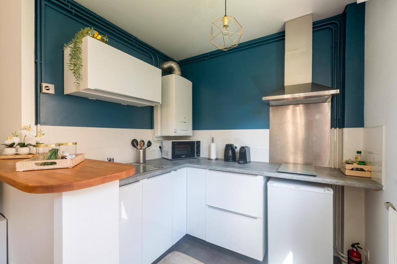 Apartamento HYGGE - Superbe Apt rénové Rouen Gare avec parking privatif Exterior foto